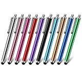 Luokeily 10 Pcs Stylus Pens for Touch Screens, Stylus Universel pour téléphone, Compatible avec Le téléphone Samsung Kindle Tablet Tough ...