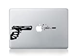 Macbook Air 11 13, Macbook 13 15 inch decal sticker / autocollant Gun art for Apple Laptop