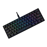 Mad Catz S.T.R.I.K.E. 6 60% RGB Gaming Keyboard, Noir - Disposition IT