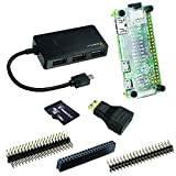 MakerSpot 7-in-1 Raspberry Pi Zero W Mega Pack (no PiZero board) with 8GB Micro SD Card, 4-Port OTG USB Hub, ...