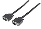 Manhattan Kabel Monitor SVGA St.>St. 20,0 m [BK] câble VGA 20 m VGA (D-Sub) Noir - Câbles VGA (20 m, ...