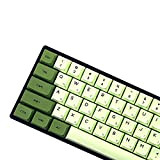 Matcha Keycaps, 125 PBT Keycaps Dye-Sublimation Keycap Anglais Japonais coréen Russe pour Clavier Gh60/Poker 87/TKL 104/ANSI/XD64/BM60/XD68/XD84/XD968 (ne Vend Que des ...