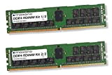 Maxano Memorycity Lot de 2 barrettes de mémoire RAM compatibles avec Fujitsu (Siemens) Primequest 3800E DDR4 2666 MHz RDIMM 3DS ...