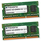 Maxano Memorycity Lot de 2 barrettes de mémoire RAM compatibles avec Synology RackStation RS815+ DDR3 1600 MHz SO-DIMM