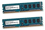 Maxano Memorycity Lot de 2 barrettes de mémoire RAM DDR3 1600 MHz DIMM compatible avec carte mère MSI Intel Z170A ...