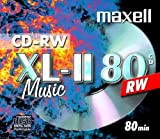 Maxell 10 x CD-RW Audio Numérique de Musique CD réinscriptible