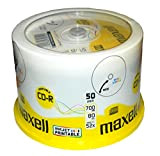 Maxell 50 x CD-R 700 Mo ( 80 min ) 52x support de stockage