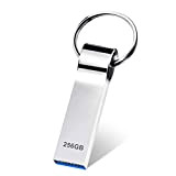 maxineer Clé USB 256Go Cle USB Imperméable Métal Clef USB avec Porte-clés Mémoire Stick Pen Drive USB 3.0 Mémoire Flash ...