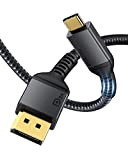 Maxonar Câble USB C vers DisplayPort 8K @ 60Hz 4K @ 60Hz/144Hz/120Hz 5K @ 60Hz 2K @ 240Hz Thunderbolt 3 ...