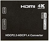 MaxTrack convertisseur cs35l Transmedia HDMI 4K HDCP 2.2, avec bloc d'alimentation noir