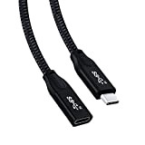 Mcbazel Câble D'extension USB Type-C Mâle vers Femelle 3.1 10Gbps Charge Rapide Audio Transfert de Données Câble D'extension Compatible avec ...
