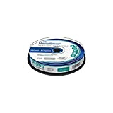 Mediarange MR468 DVD+R DL 8.5GB 8X Cake Box Imprimable par Jet d'encre Blanc Lot de 10