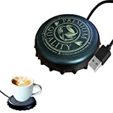 MEDOYOH Tasse USB - Bouchon de bouteille - Chauffe-thé - Avec thermostat - Protection contre la surchauffe - Chauffe-boisson électrique ...
