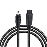 MEIRIYFA Câble Firewire 800 IEEE 1394 9 broches mâle vers 4 broches mâle Firewire DV 800 vers 400 Câble adaptateur ...