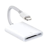 MeloAudio Lecteur de caméra SD pour iOS Devices I- phone I- pad Camera Card Viewer Reader SD Card Adapter(Support iOS ...