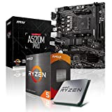 Memory PC Kit d'évolution PC AMD Ryzen 5 5600X 6X 3.7 GHz, A520M-A Pro, Entièrement assemblé et testé.