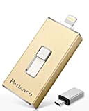 MFi Clé USB 128 Go pour iPhone, Patianco USB 3.0 Cle USB C, Photo Stick Clef USB Stockage Externe pour ...