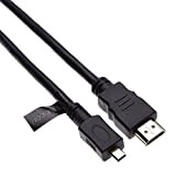 Micro HDMI vers HDMI Câble Adaptateur Cordon Convertisseur Compatible avec connecter Panasonic Lumix DMC DMC- HC GH4 FZ1000 FZ300 FZ330 ...
