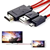 Micro USB MHL vers HDMI Adaptateur Câble TV Pour Samsung Galaxy S3 i9300/S4 i9500, i9505, Note, Note 2 N7100, N7105 ...