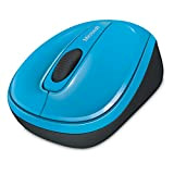 Microsoft 3500 Wireless Mobile Mouse Souris Bleu Cyan