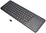 Microsoft All-in-One Media Keyboard Clavier RF Wireless Anglais Noir - Claviers (Standard, sans Fil, RF Wireless, Noir) - Version italienne
