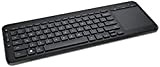 Microsoft All-in-One Media Keyboard clavier RF Wireless AZERTY Français Black - Claviers (Standard, Sans fil, RF Wireless, AZERTY, Black)