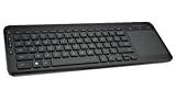 Microsoft All-in-One Media Keyboard clavier RF Wireless QWERTZ Allemand Noir - Claviers (Mini, Sans fil, RF Wireless, QWERTZ, Noir)