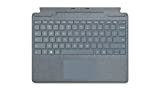 Microsoft Surface clavier Signature Keyboard, Bleu glacier, compatible Surface Pro 8, Pro 9 et Pro X (Clavier AZERTY)