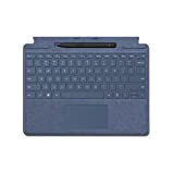 Microsoft Surface Clavier Signature Keyboard, Bleu Saphir, Compatible Surface Pro 8, Pro 9 et Pro X (Clavier AZERTY)