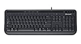 Microsoft Wired Keyboard 600 Clavier USB Microsoft Xbox 360 noir Anglais Royaume-Uni