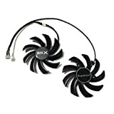 Miwaimao 85MM Diameter R9-390X GPU VGA Card Cooler Cooling Fan for Radeon POWERCOLOR R9 380X Graphics Video Cards as Replacement