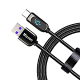 Mixnon Cable Usb C, Câble Usb C Charge Rapide avec Affichage visuel de la puissance de charge - 5 A ...