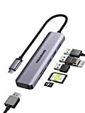 Mkighub Hub USB C HDMI - 6 en 1 Adaptateur USB C, Ports USB 3.0&2.0, Lecture de Carte SD/TF, HDMI ...