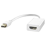 MMOBIEL Mini DisplayPort vers HDMI Adaptateur Mini DP (Thunderbolt) vers HDMI convertisseur Compatible avec MacBook Pro MacBook Air Mac Mini ...