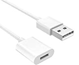 MoKo Adaptateur de Charge Câble USB pour Apple Pencil 1st, Connecteur de Câble USB Lightning (1M/3Pieds) Compatible avec iPad Pro ...