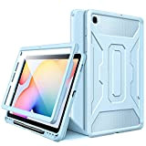 MoKo Coque Compatible avec Galaxy Tab S6 Lite 10,4 2022/2020 SM-P613/P619/P610/P615 Tablette, Étui de Protection avec Porte-Crayon, Couvercle Veille/Réveil Auto ...