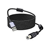 MOSWAG Câble d'imprimante 32.8ft/10m USB Type A vers Type B Câble d'imprimante USB durable Câble d'imprimante haute vitesse pour HP, ...