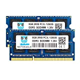motoeagle DDR3L-1600 SODIMM PC3L 12800S 16Go (2x8Go) DDR3L 1600MHz 8GB PC3 12800S 204-Pin CL11 1.35V d'ordinateur Portable Mémoire RAM