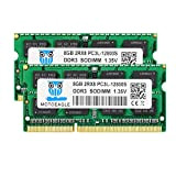 Motoeagle DDR3L-1600 SODIMM PC3L 12800S 16Go (2x8Go) DDR3L 1600MHz 8GB PC3 12800S 204-Pin CL11 1.35V d'ordinateur Portable Mémoire RAM
