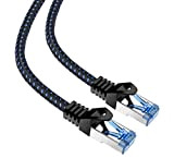 Mumbi Câble réseau LAN 3 m CAT 8 - En nylon blindé S-FTP CAT8 - Câble patch Ethernet - Câble ...