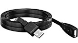 MutecPower 5m Ultra Plat Câble USB 2.0 mâle à Femelle avec chipset a Extension - Câble de rallonge USB Active ...