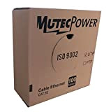 MutecPower - CAT5E UTP Solide câble réseau Ethernet 100m CCA - 24 AWG 350Mhz Gris 300 mètres