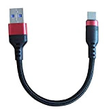 MYLB cable usb c, 10cm short Câble USB C en Nylon Tressé Câble Cordon Type C Connecteur Fast chargeur usb ...
