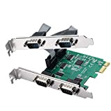 MZHOU Carte D'extension 4 Ports PCI-E, Convertisseur De Carte SéRie PCI-E vers Rs232, Cartes/Adaptateurs D'Interface COM 18 Broches - pour ...