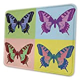 N / A Papillon Artistique Tapis de Souris Pop Art Swallowtail Pavillons Wild Life Transcendent Energies of Miraculous Wings Stain-Proof ...
