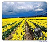 NA Tapis de Souris de Jeu Field of Daffodils Mousepad
