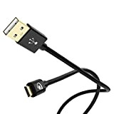 NALIA 3m Micro USB vers USB Cable, Chargeur en Fibre Nylon Tressé Synchro Cordon, Connecteur de Charge compatibel avec Android ...