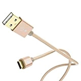 NALIA 3m Micro USB vers USB Cable, Chargeur en Fibre Nylon Tressé Synchro Cordon, Connecteur de Charge Compatible avec Android ...