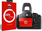 nandu I ZenGlass [2 pièces] Film en Verre Flexible Compatible avec Canon EOS 600D I Film de Protection écran 9H