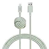 Native Union Night Câble USB-A vers Lightning - Câble de Charge Ultra-résistant et Durable 10’ Lightning vers USB avec nœud ...